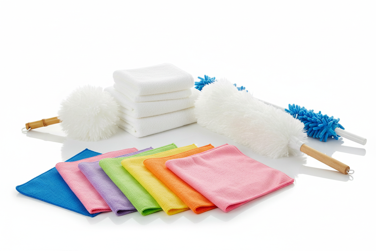 Chiffons et textiles ménage