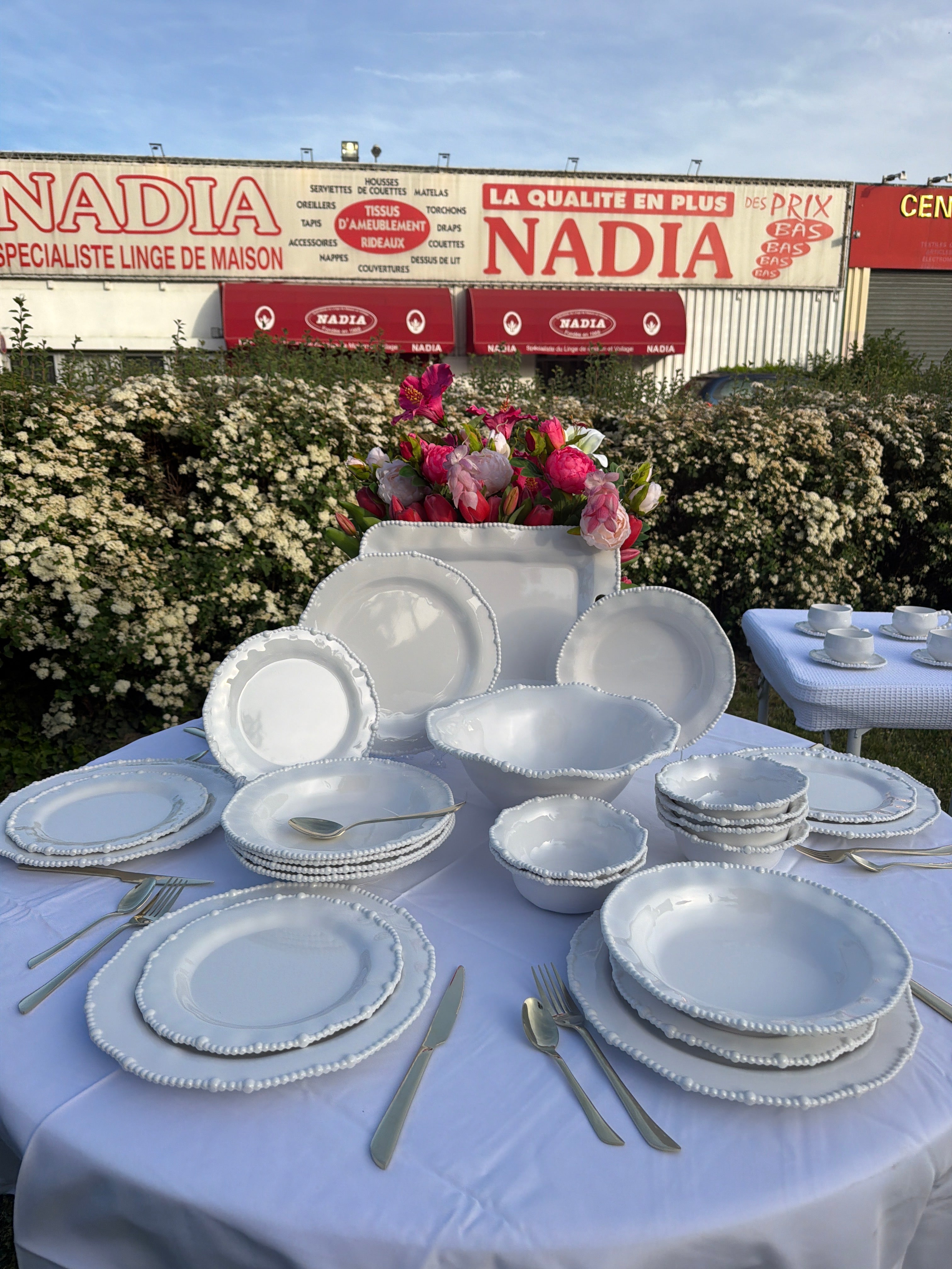 Service à Vaisselle Perles - 26 pièces en mélamine - À commander seul