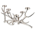 EDZARD Chandelier James (hauteur 25 cm, longueur 45 cm), nickelé