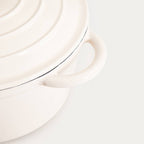 Cocotte en fonte | ANDREAS | beige traditionnelle 4 L