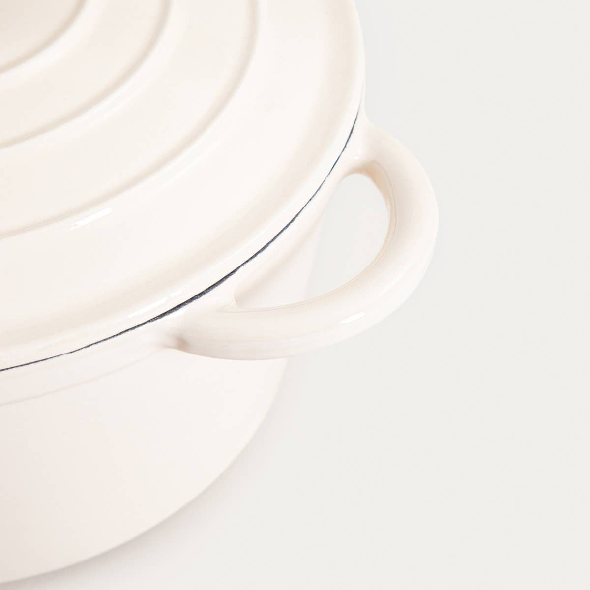 Cocotte en fonte | ANDREAS | beige traditionnelle 4 L