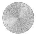 Set de table, plastique, argenté