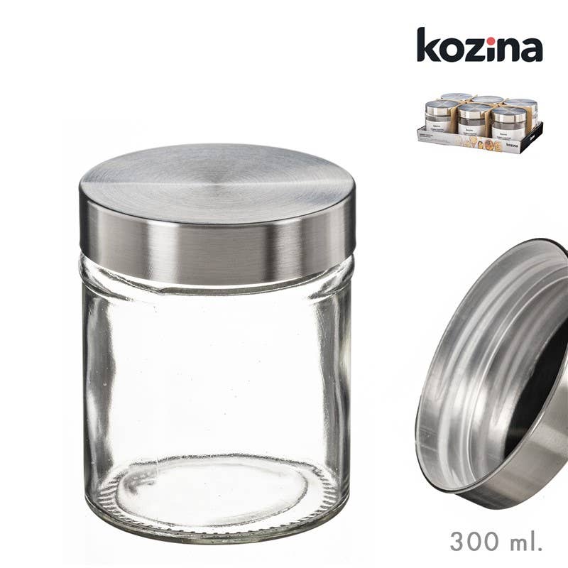 Bocal en verre à couvercle hermétique 300 ml