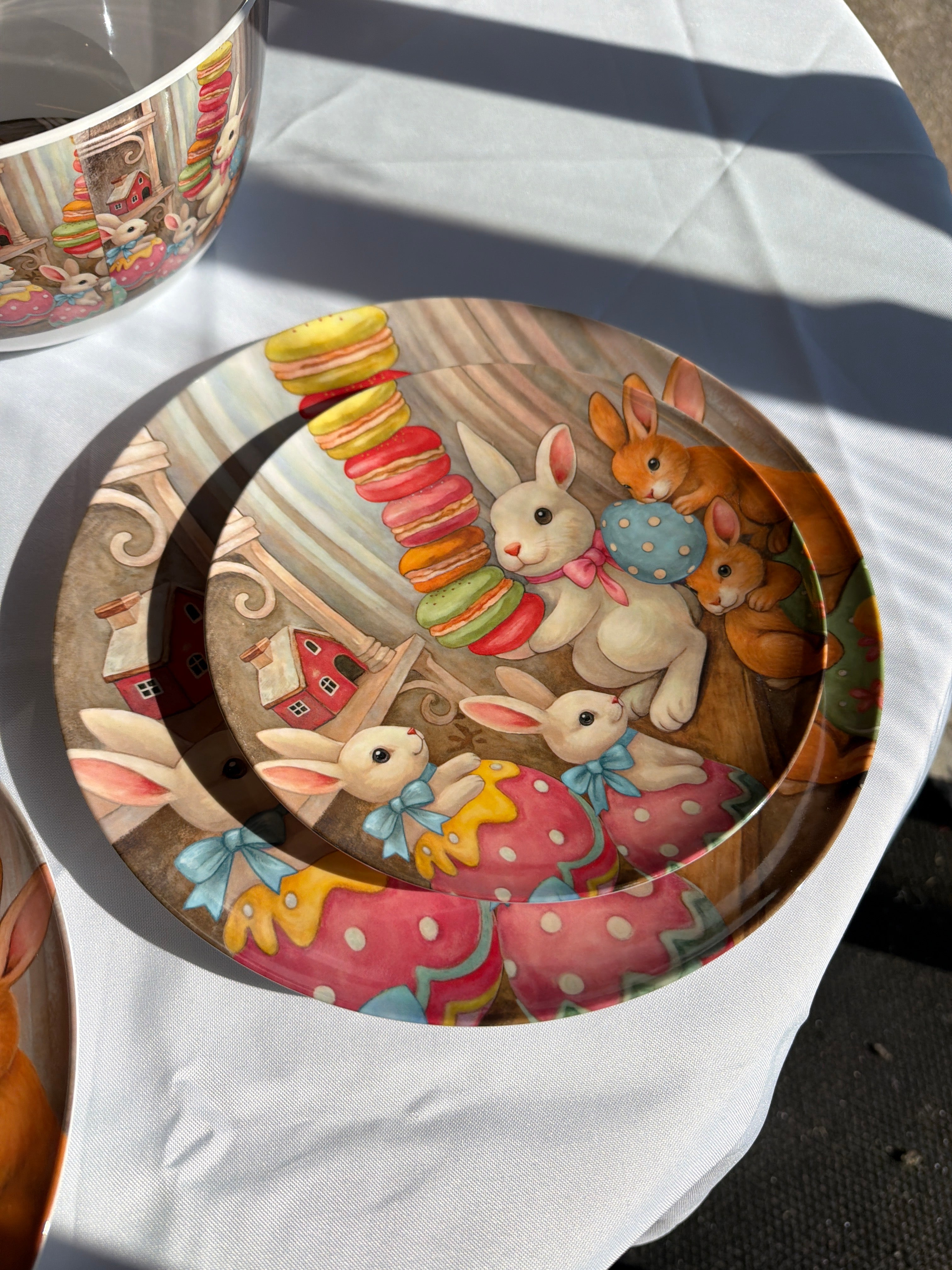 Service à vaisselle Melamine 26 pièces collection Pâques 2026