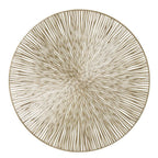Set de table en plastique doré: Or / Env. Ø 38 cm