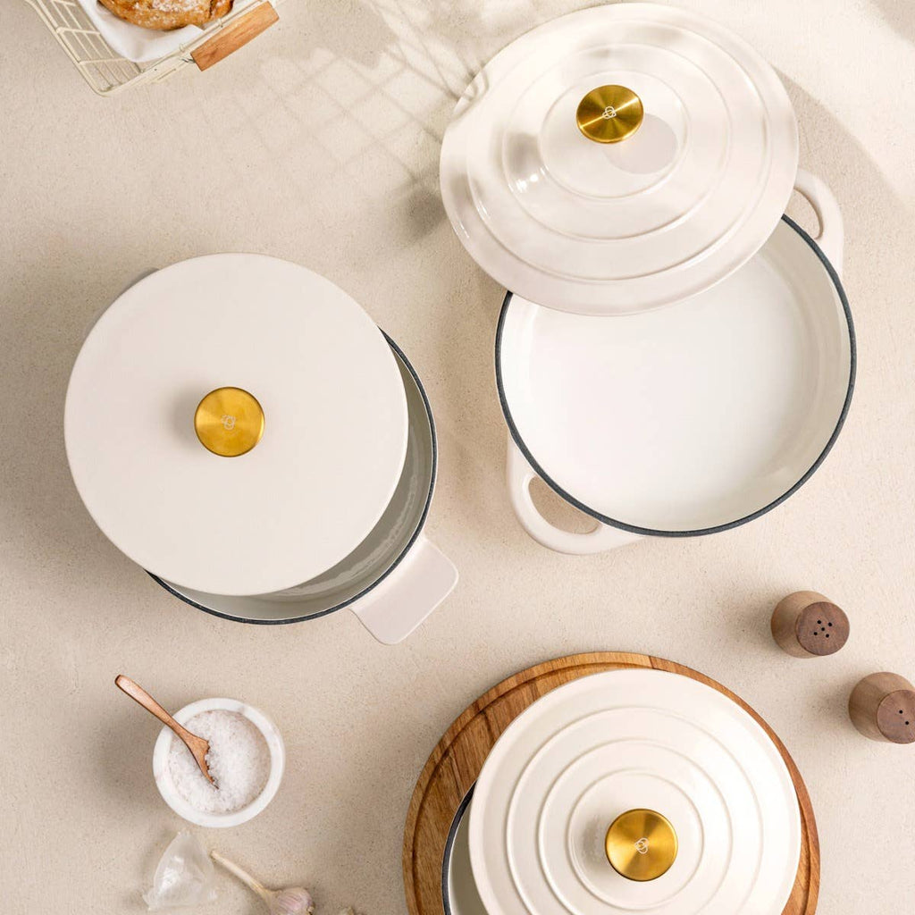 Cocotte en fonte | ANDREAS | beige plate 2,5 l
