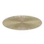 Set de table en plastique doré: Or / Env. Ø 38 cm