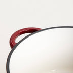 Cocotte en fonte | ANDREAS | ombré traditionnel bordeaux 4 L