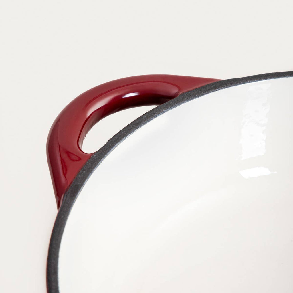 Cocotte en fonte | ANDREAS | ombré plat bordeaux 2,5 l