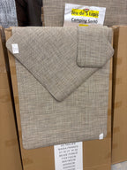 Jeu de tapis plastique Beige Foncé