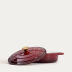 Cocotte en fonte | ANDREAS | ombré plat bordeaux 2,5 l
