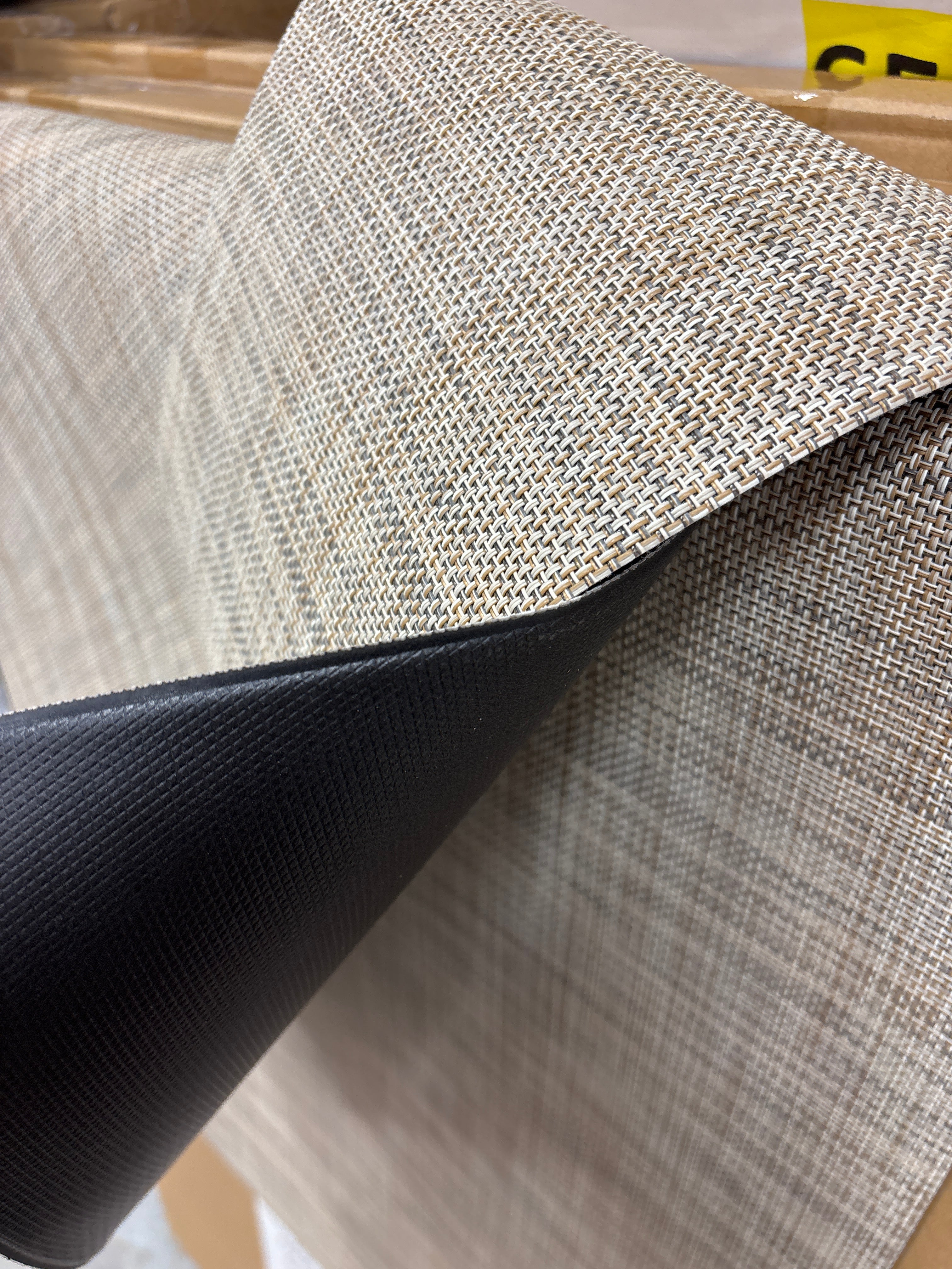 Jeu de tapis plastique Beige Foncé