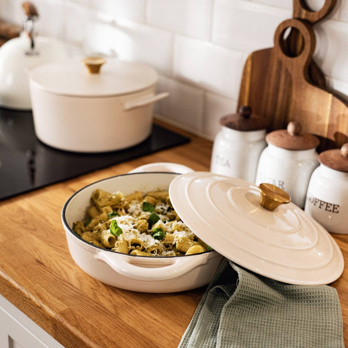 Cocotte en fonte | ANDREAS | beige plate 2,5 l