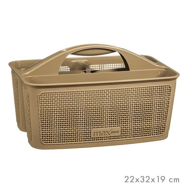 Panier de rangement en plastique avec poignée: PP
