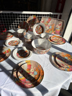 Service à vaisselle Melamine 26 pièces collection Pâques 2026