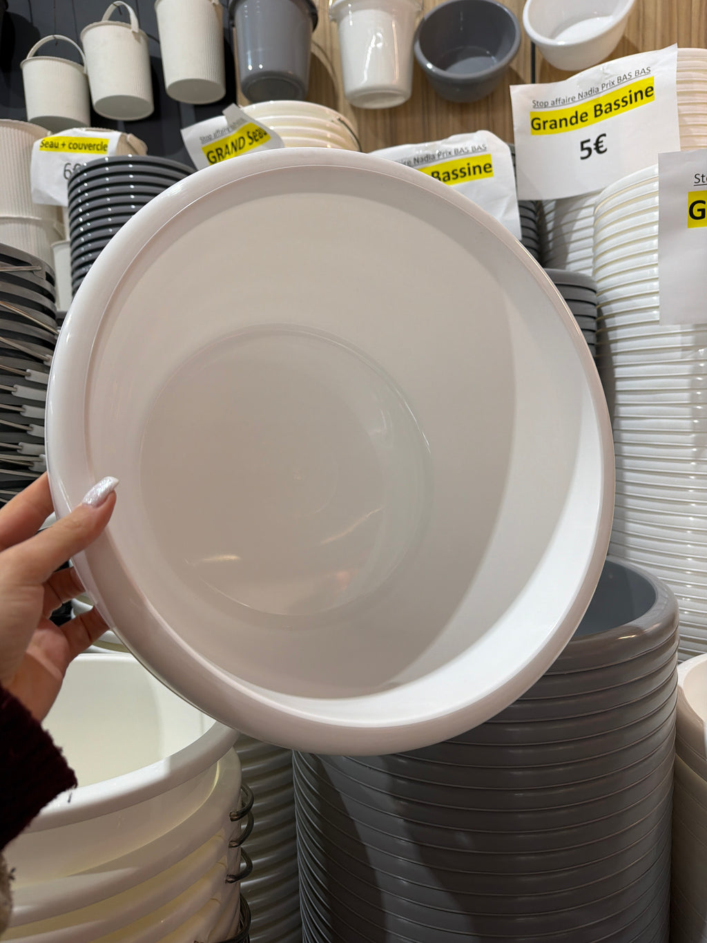 Grande bassine plastique