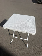Table Carrée 60cm ⚠️ATTENTION : À COMMANDER SEUL / LIVRAISON À DOMICILE UNIQUEMENT