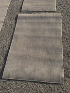 Nouveau Tapis plastique 60x90 BEIGE-TAUPE-BLANC-GRIS