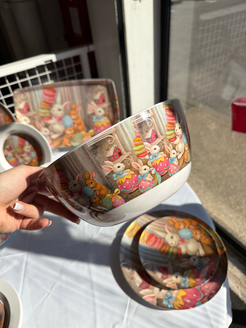 Service à vaisselle Melamine 26 pièces collection Pâques 2026