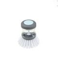 Brosse vaisselle à réservoir gris anthracite H 9cm