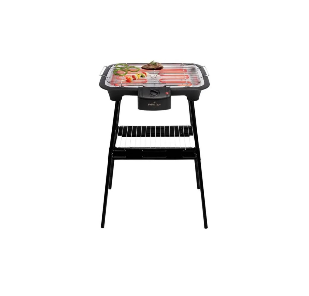 Barbecue Grill électrique sur pied 2000W Noir