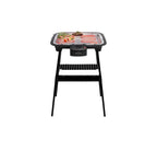 Barbecue Grill électrique sur pied 2000W Noir