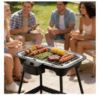 Barbecue Grill électrique sur pied 2000W Noir