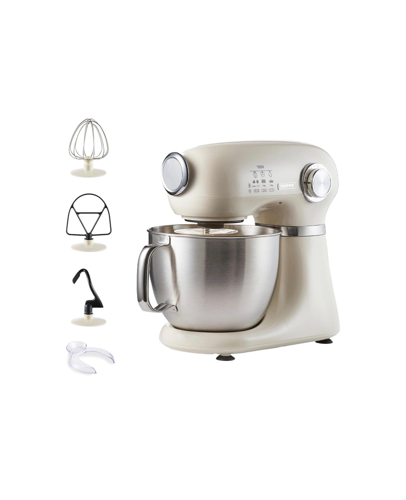 Robot pâtissier multifonctions - 12 vitesses - 1000w