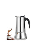 Cafetière à expresso 12 tasses en acier inoxydable 600ml