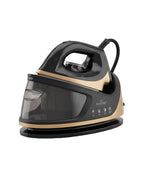 Centrale vapeur Swiss Haus® 1,1 L – 2250 W – Noire et dorée
