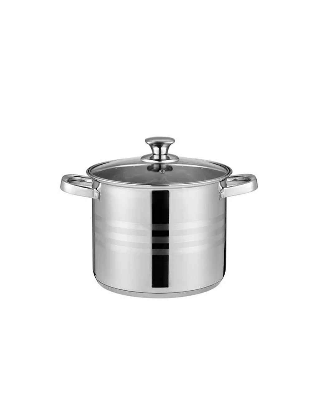 MARMITE INOX 24x19cm - 8,5L - avec couvercle tous feux Montreux Collection