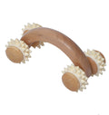 Roue de massage corps bois 6.5x12.5x5.5cm