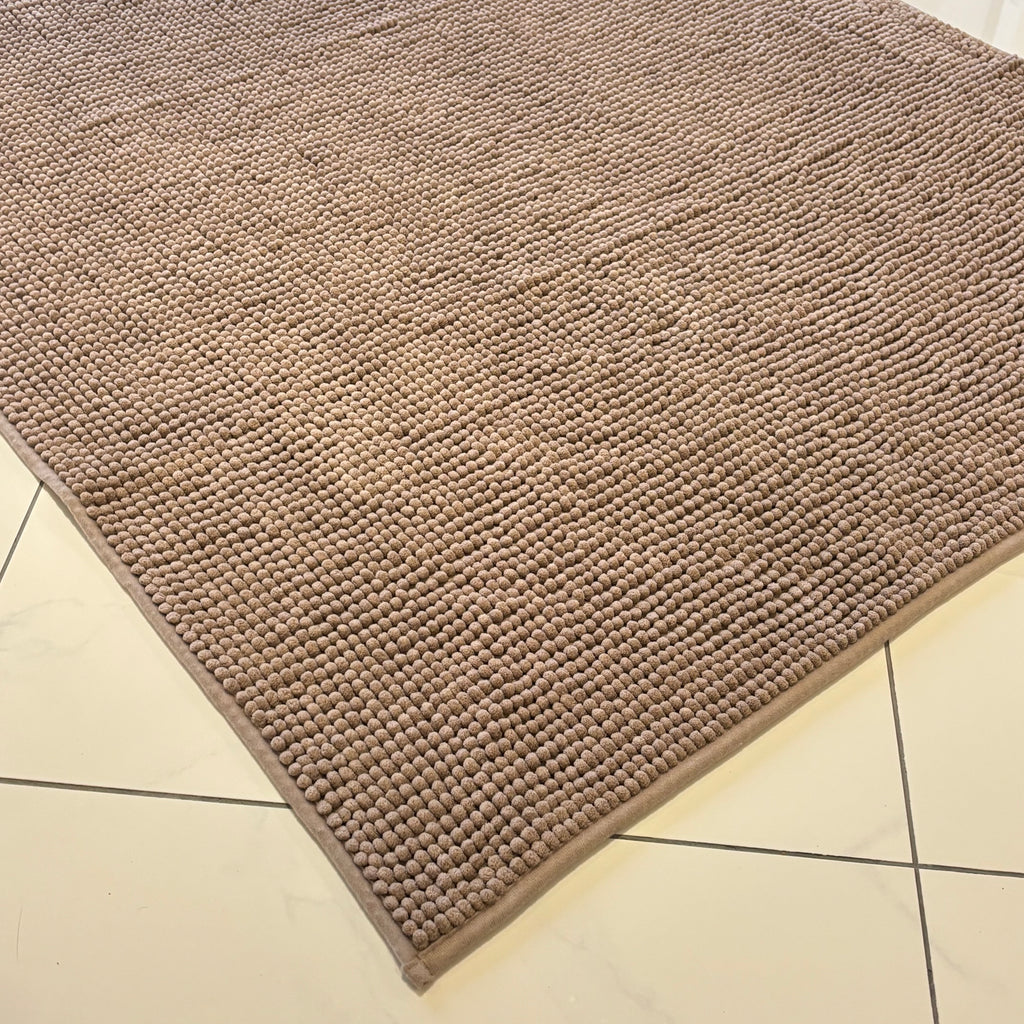 Chemin Tapis Boule Taupe 70x140cm