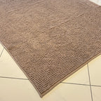Chemin Tapis Boule Taupe 70x140cm