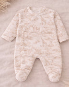 Pyjamas inspiration toile de Jouy 0/3 mois