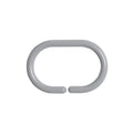 Lot de 12 anneaux plastique gris