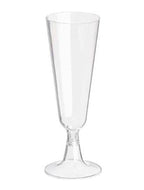 Lot de 12 Flûtes à Champagne "Réutilisable" 15cl Transparent