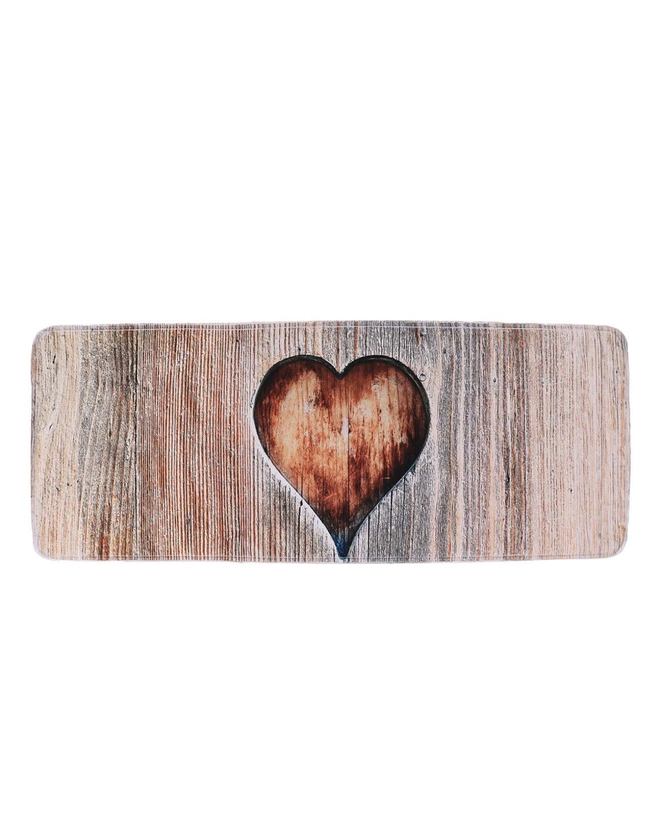 Tapis microfibre imprime 45x120 cm - amour