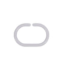 Lot de 12 anneaux plastique blancs