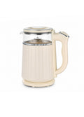 Bouilloire – 1,7L - Rétro – Intérieur en verre – 2200W – Crème