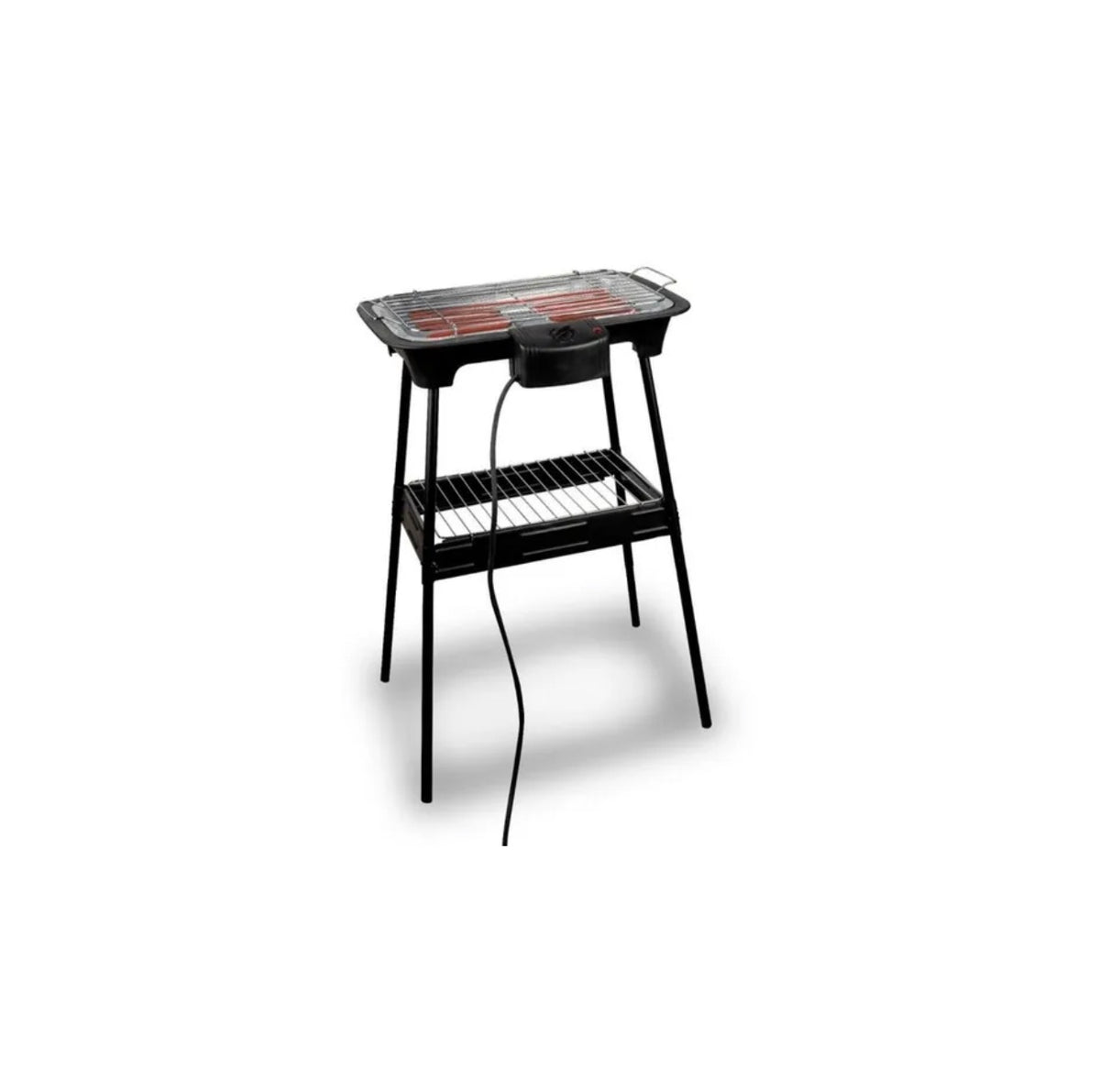 Barbecue Grill électrique sur pied 2000W Noir