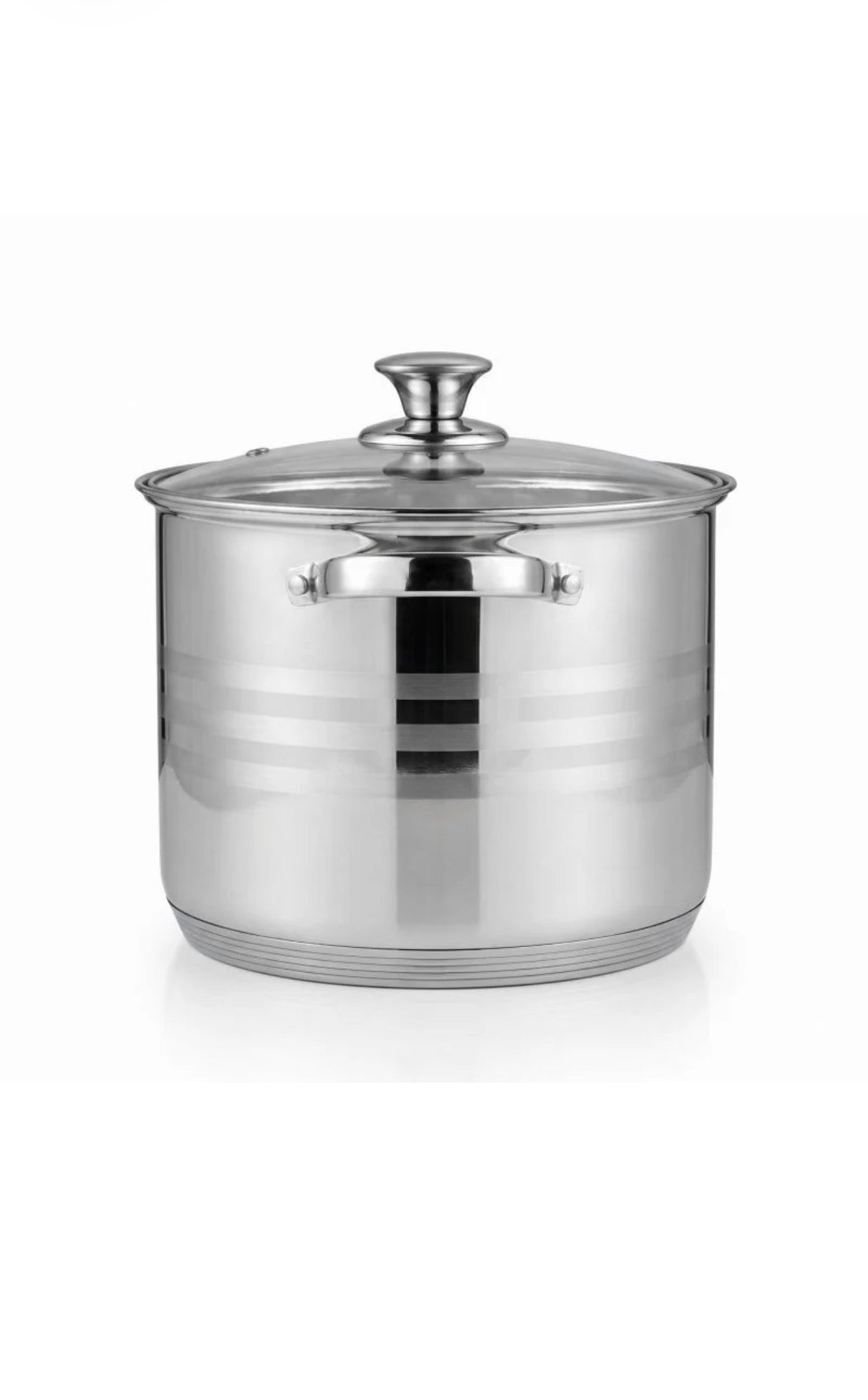 MARMITE INOX 24x19cm - 8,5L - avec couvercle tous feux Montreux Collection