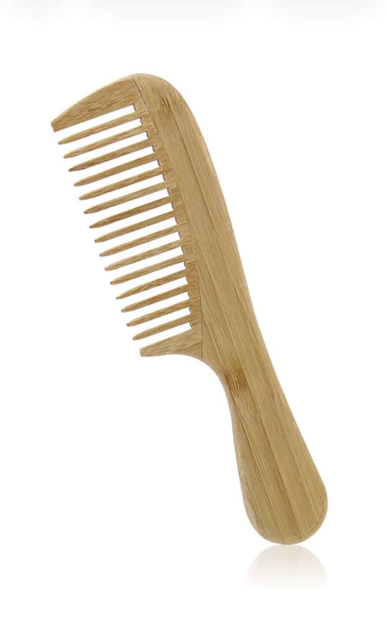 Peigne à dents large bambou