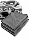 Lot de 3 MAXI Chiffons en Microfibre - Spécial Auto - 50x60cm