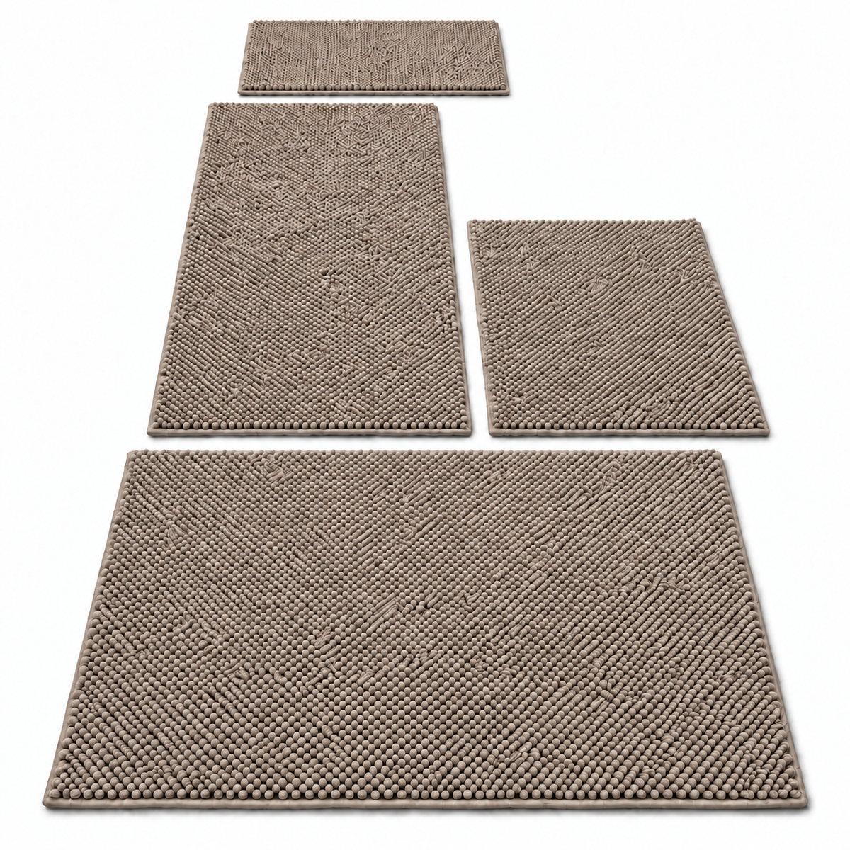 Jeu de tapis boules - Caravane 5m30 jusqu’à 5m90 - Couleur Taupe