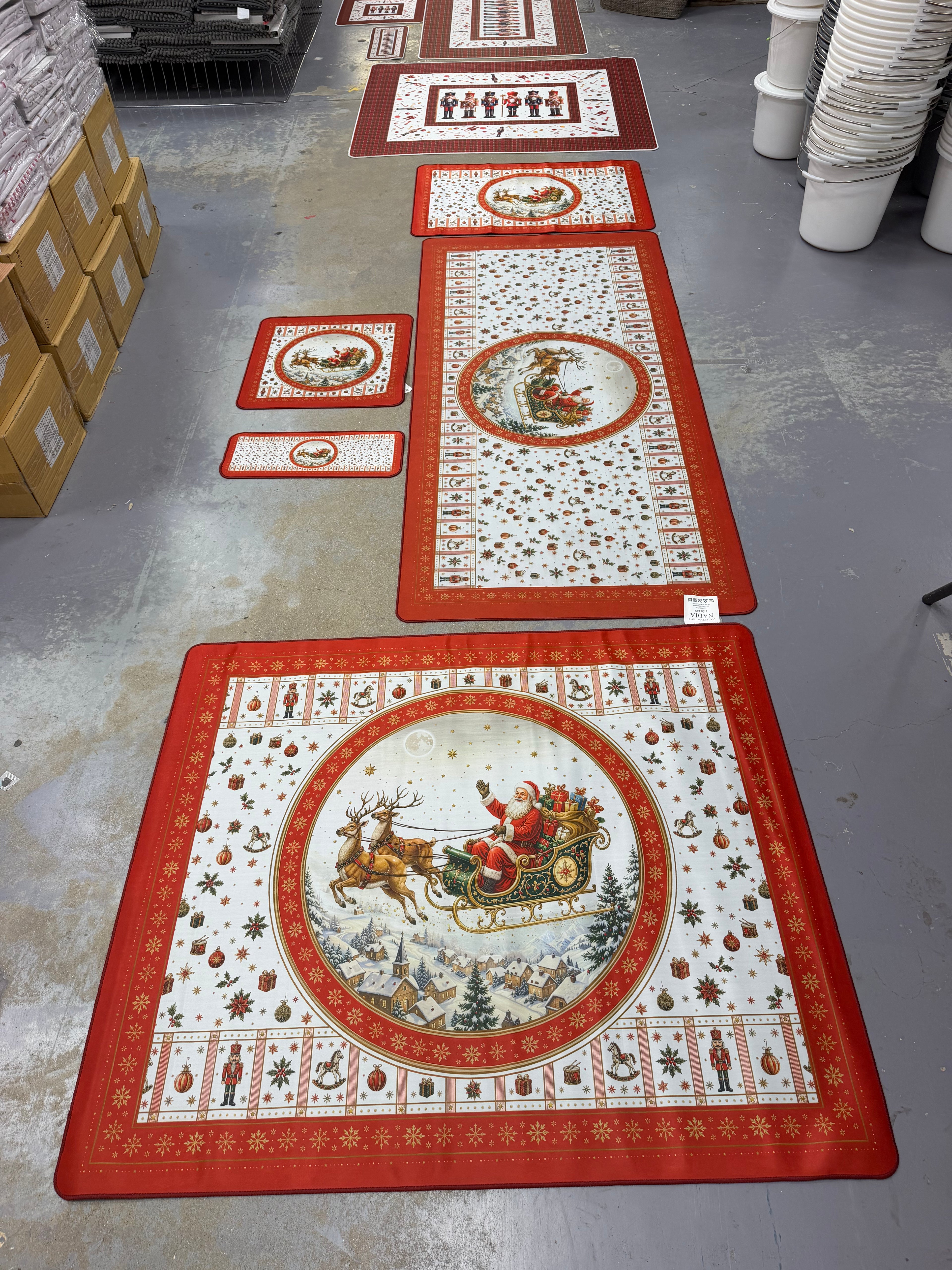 Jeu de tapis Père Noël 2026 - Caravane 5m20 jusqu’à 5m90