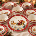 Service de Noël 24 pièces 2026 - Porcelaine