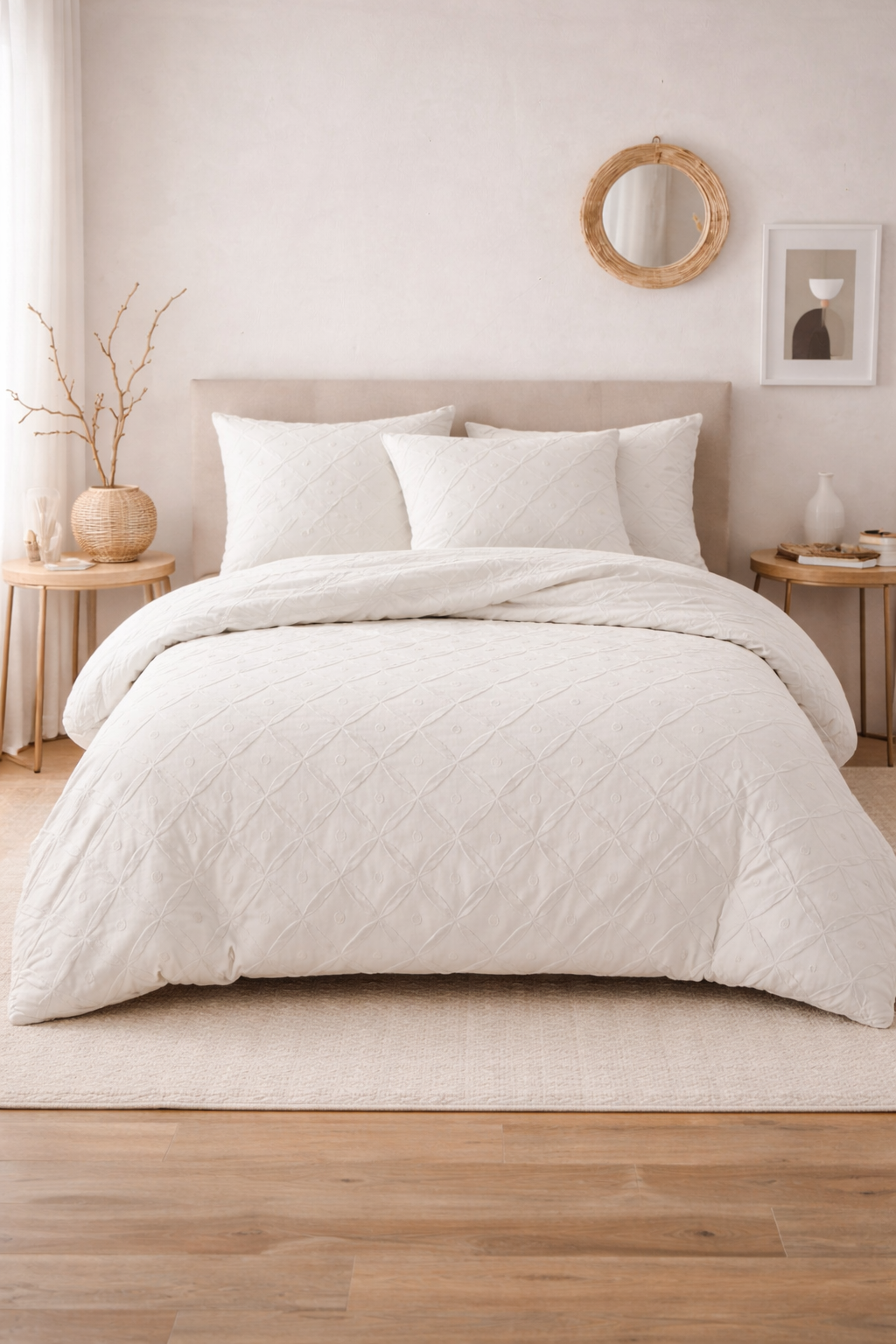 Housse de Couette Blanche