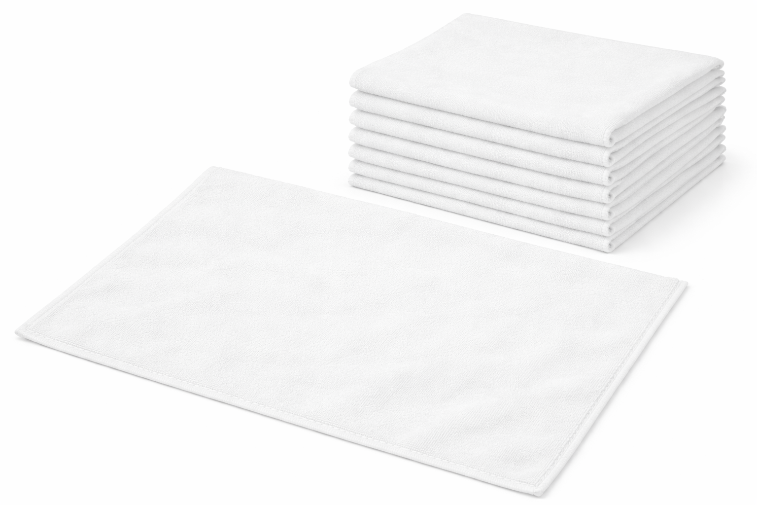 12 chiffons Pro Blanc