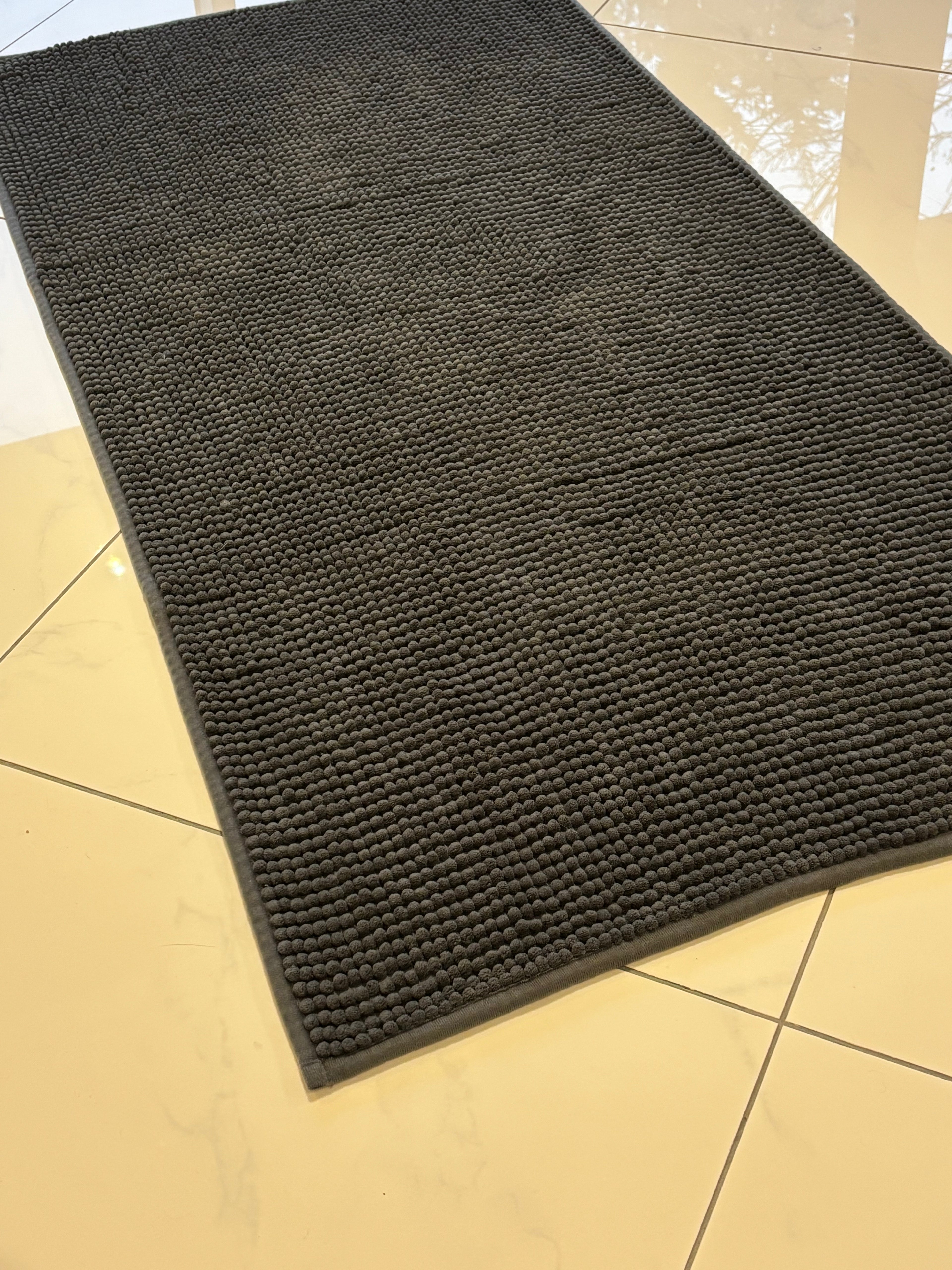 Chemin Tapis Boule Gris 70x140cm